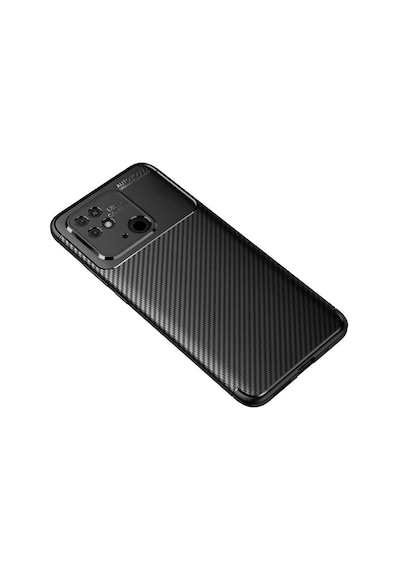 Poco C40 Kılıf Tchs Negro Silikon Kapak - Siyah Siyah