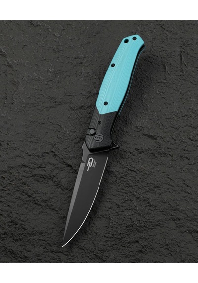 Bestech Swordfısh Bg62e Siyah Ve Tiffany Mavi G10 Sap 3,94'' 14c28n Kamp Çakı Çok Renkli