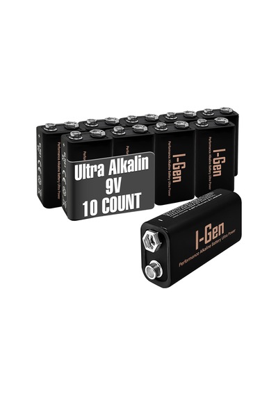 I-gen 6lr61 Ultra Alkalin 9 Volt Pil 9v Kare Pil 10'lu Paket