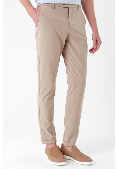 Efor Comfort Fit Beli Lastikli Yan Cep Taş Jogger Pantolon P 1150 Taş
