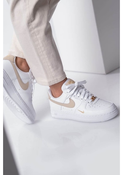 Nike Air Force 1 07 Ess Unisex Leather Sneaker Hakiki Deri Günlük Spor Ayakkabı Beyaz Bej Beyaz Nike Air Force 1 07 Ess Unisex Leather Sneaker Hakiki Deri Günlük Spor Ayakkabı Beyaz Bej Beyaz