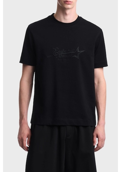 Emporio Armani Logolu % 100 Pamuk Regular Fit Bisiklet Yaka T Shirt Erkek T Shirt Em006809 Af13715 Uc001 Siyah Emporio Armani Logolu % 100 Pamuk Regular Fit Bisiklet Yaka T Shirt Erkek T Shirt Em006809 Af13715 Uc001 Siyah