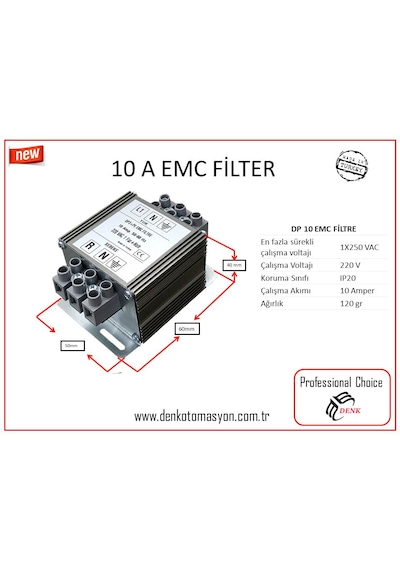 10 Amper Emc Filtre