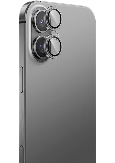 Apple Uyumlu   iPhone 16 Plus Benks Dr Safir Kamera Lens Koruyucu Gümüş