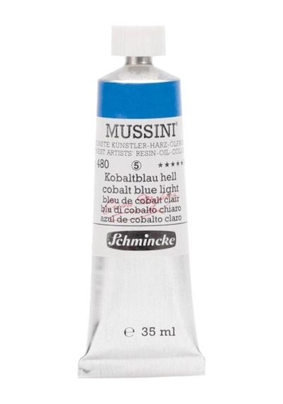 Schmincke Mussini Artist Yağlı Boya 35 ML Seri 5 480 Cobalt Blue Light