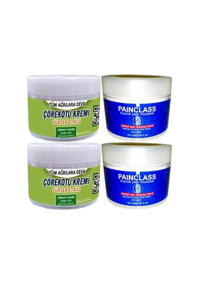 Çörek Otu Rahatlatıcı Krem 2x150 Ml+painclass 2x100 Ml Kuyruk Yağı Kremi