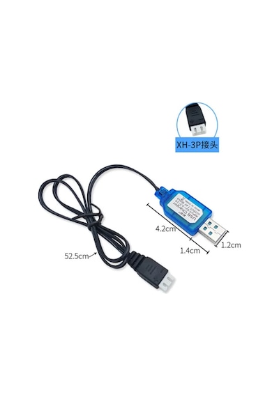 7.4v Xh3p Li-on Usb Şarj Cihazı 2s Lion Piller Beyaz Soketli Şarj