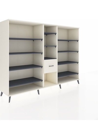 Hyperion Dolap 11 Raflı 3 Çekmeceli 220x44x163 Aytaşı-antrasit/a Aytaşı-antrasit/aytaşı Hyperion Dolap 11 Raflı 3 Çekmeceli 220x44x163 Aytaşı-antrasit/a Aytaşı-antrasit/aytaşı