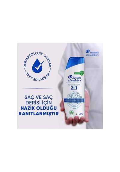 Head & Shoulders Kepeğe Karşı Etkili Şampuan Klasik Bakım 2 Si 1 Arada 300 Ml-85