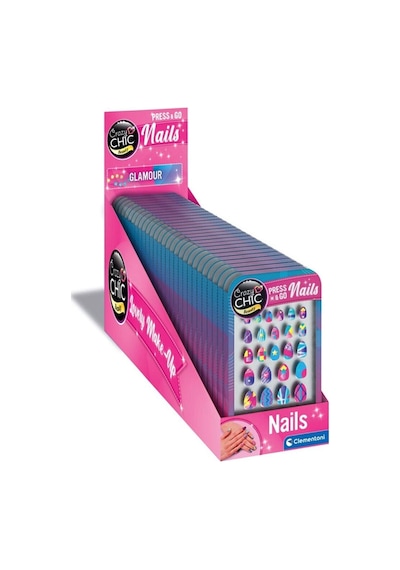 18896 Crazy Chic - Tak Ve Git Tırnaklar - Rengarenk - Abay-889287 1 Adet