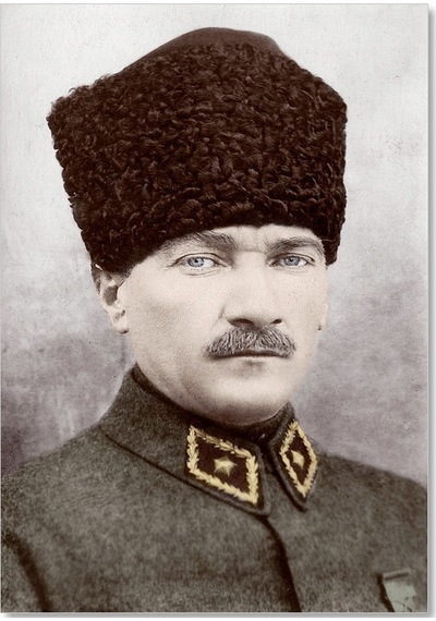 Cakasepetim Kalpaklı Atatürk Portresi Görseli Ahşap Mdf Tablo