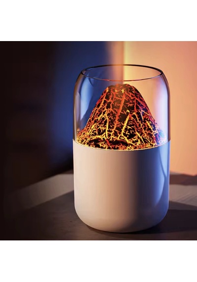 Volcano Ultrasonik Hava Nemlendirici 300ml Usb Şarjlı, Sessiz Aromaterapi Soğuk Buhar Difüzör