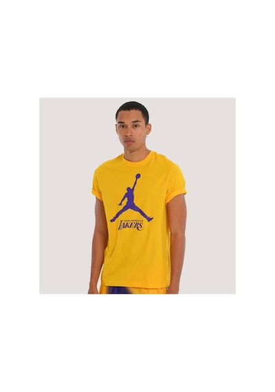 Nike Los Angeles Lakers Nba Erkek Basketbol T-shirt Fb9827-728 - Sarı - L Sarıdf Sarıdf