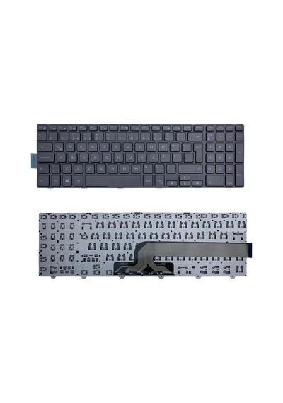 Notebook Klavye - Siyah-ışıksız - Inspiron 15 3308, 3541, 3542, 3543, 051chy, 08xn93, 0g7p48, 0kpp2c, 3551, 3552, 3555, 3558, 0n3pxd, 4ydbm52, 53md732, 5byv5f2 Muadili İle Uyumlu De-019