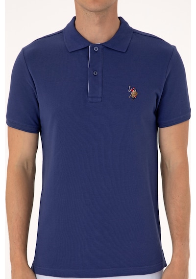 U.S. Polo Assn. Erkek Slim Fit Polo Yaka Açık Lacivert Basic Tişört 50310669-VR059 U.S. Polo Assn. Erkek Slim Fit Polo Yaka Açık Lacivert Basic Tişört 50310669-VR059