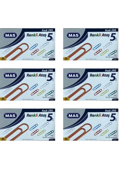 Mas 295 Renkli Dev Ataş 6 Adet