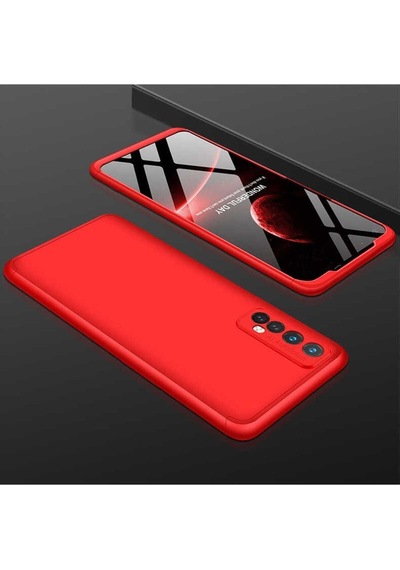 Realme 7 Kılıf Zore Ays Kapak Kırmızı