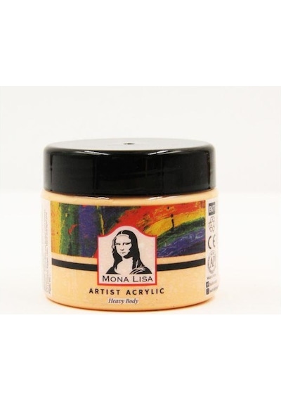 Akrilik Boya 125 Ml Renk Seçenekli 1 Adet Monalisa 125 Ml Akrilik Boya 1 Adet Yellow Ochre