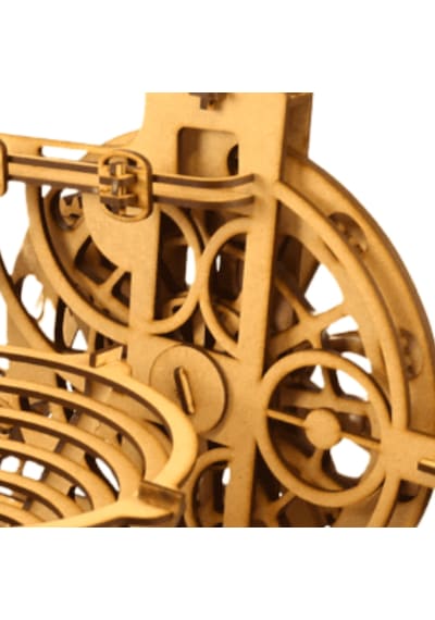 Marble Run Misket Oyunu Ahşap Maket 263 Parça Ahşap 3d Puzzle Marble Run Mekanik Maket Seti - 3d Ahşap Bilye Yolu Maketi