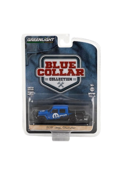 Greenlight Blue Collar 10 Mopar 2021 Jeep Gladiator 1/64 Model Araba