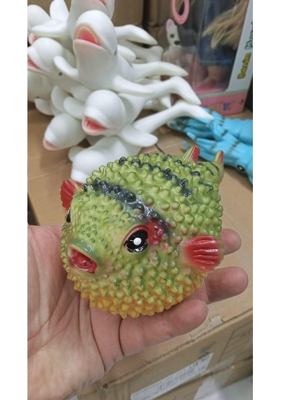 Plastik Oyuncak Büyük Boy Balık Balon Balığı Pufferfish 15 Cm