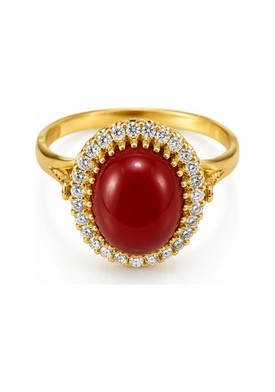 Yazıcılar 14 Ayar Altın Ruby Queen Zarif Yüzük 3,49 Gr 898