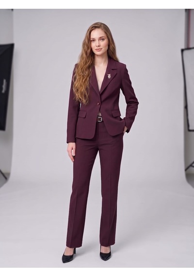 Prenses Kadın Blazer Takım Elbise Limited Edition bordo