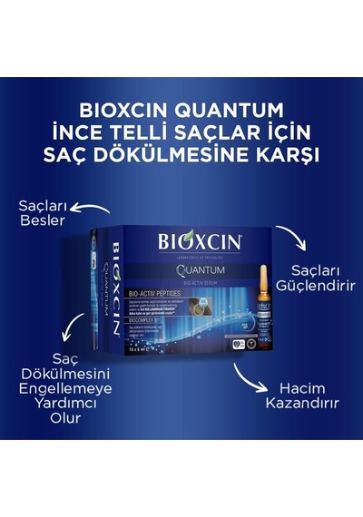Quantum Bio-activ Serum, Saç Dökülmesine Karşı, 15 X 6 Ml