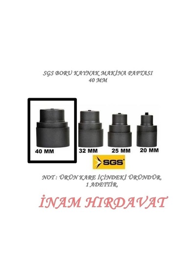 Boru Kaynak Makine Paftası 40 Mm Sgs