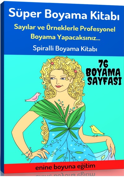 Süper Boyama Kitabı (Sayılar Ve Renklerle Boyama)