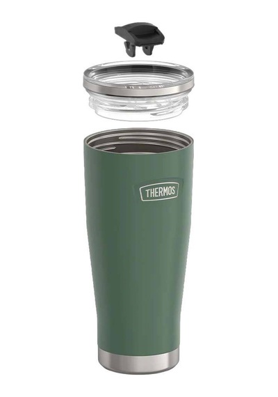 Thermos Icon Is115 0,53l Slide Lock Mug Wstraw Pipetli Termos - Alpine Green Yeşil