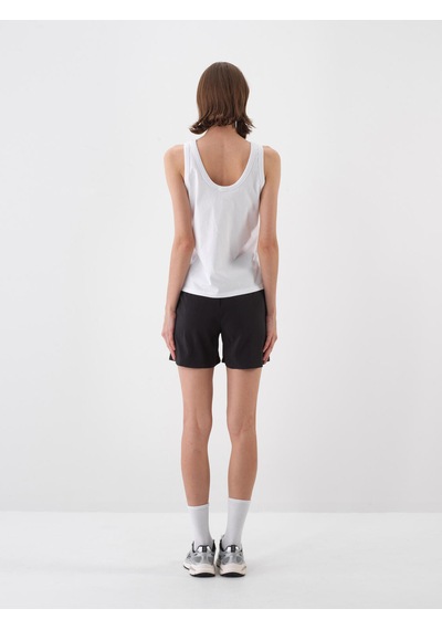 Xint Beyaz Pamuk Dokulu Regular Fit Atlet 602472