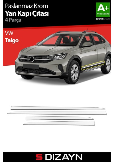 S-dizayn Volkswagen Taigo Krom Yan Kapı Çıtası 4 Prç 2020 Üzeri A+ Kalite