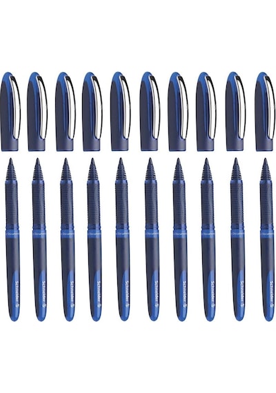 Schneider One Business 0.6 Mm Roller İmza Kalemi Mavi 10 Adet