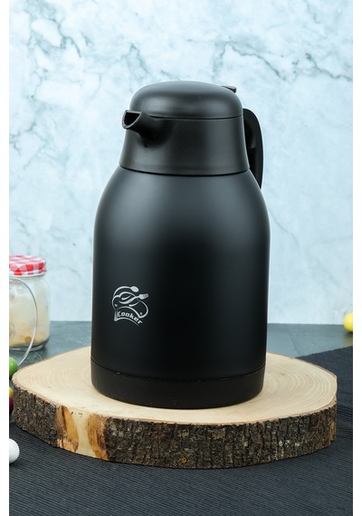 Cooker Ckr-2038 Bitter Çelik Termos Sürahi 2 Lt - Kısa Tombul Form