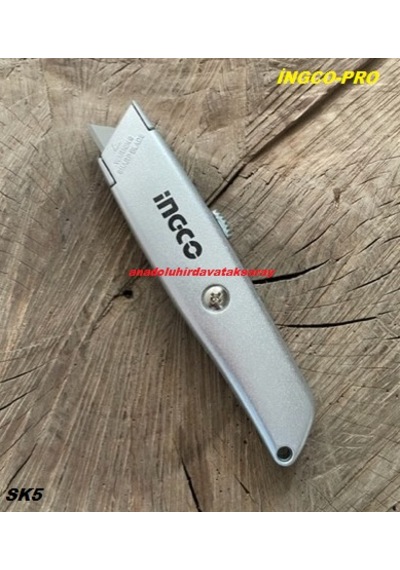 İngco Pro Döküm Maket Bıçagı Metal Halı Kesme Bıçağı Maket Bıçağı Kısa Uç