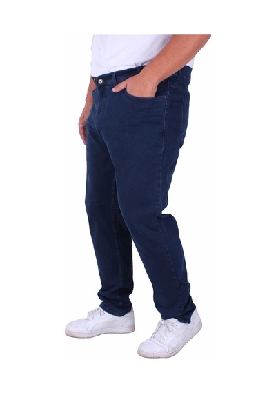 Moc Grande Mocgrande Büyük Beden Kot Pantolon Power Lycra Madrid 11900 Lacıvert - Lacıvert Lacivert