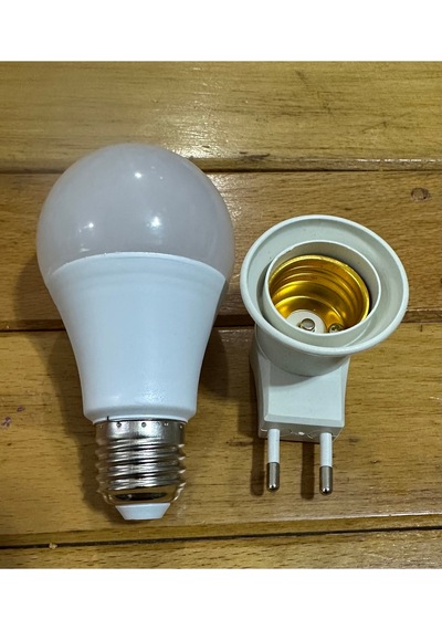 1 Adet 10w Led Apmul 1 Adet Anahtarlı Fişli Duy