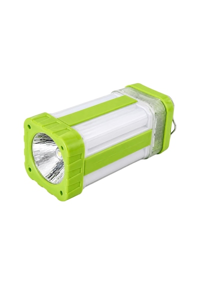 Powermaster Pm-22402 Solar Panelli Şarjlı Kamp Feneri Masa Aydınlatma Ve Işıldak Powerbank Şeffaf