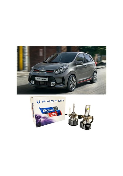 Kia Picanto Kısa Far Ampulü H7 Mono Yeni Seri Beyaz 2017-2023