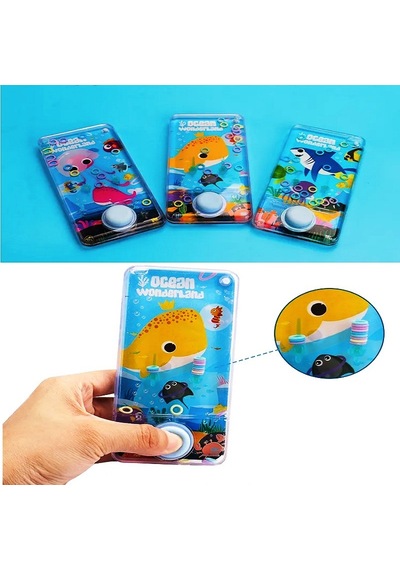 Transparent Water Ring Game Water Ring Ocean World For Kids 1 Adet Okyanus Dünyası Sulu Halka Oyunu