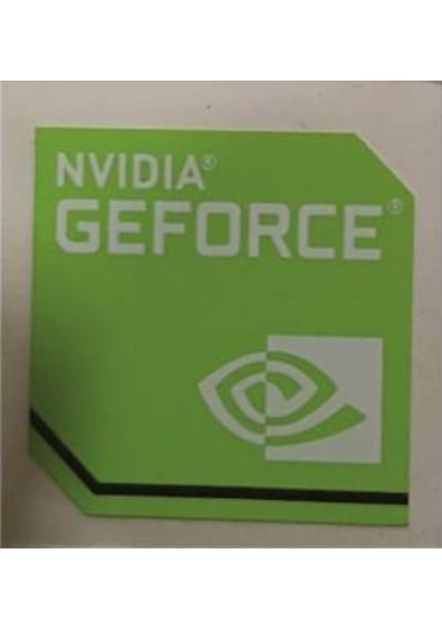 Nvidia Geforce Sticker Etiket D8