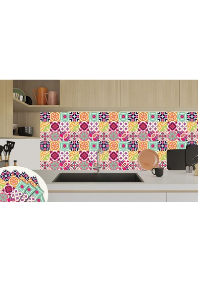 Tink KENDİNDEN YAPIŞKANLI COLORFUL DESENLİ PVC KARO 30X30 CM