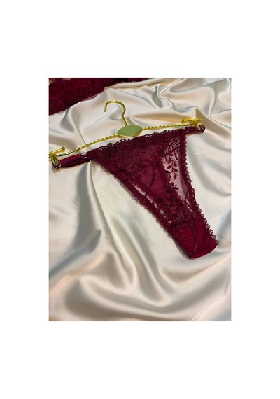 Ac Prive Bordo Transparan Dantel Sütyen Külot Brode Takımı- Özel Kutulu Bordo - 915790783 Bordo Ac Prive Bordo Transparan Dantel Sütyen Külot Brode Takımı- Özel Kutulu Bordo - 915790783 Bordo