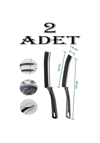 Jasper Pbt-121 2 Li Lavabo Fırçası Siyah