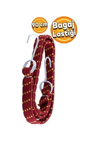 Geniş Kancalı Oto Araç Araba Bagaj Lastiği Bisiklet Sabitleme Yük Taşıma Lastik 20mmx90cm