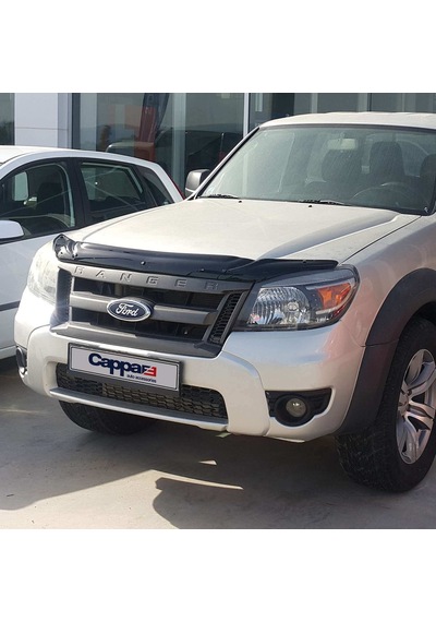Cappafe Ford Ranger Ön Kaput Koruma Rüzgarlık 4Mm Abs 2009-201