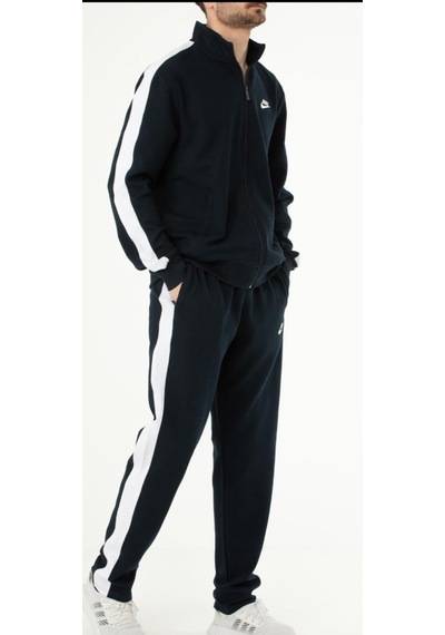 Nike Ea-4004 Battal Beden Erkek Eşofman Takımı Cotton-poly Lacivert