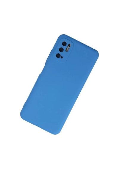 Newface Xiaomi Redmi Note 10 5g Kılıf Nano İçi Kadife Silikon - Mavi
