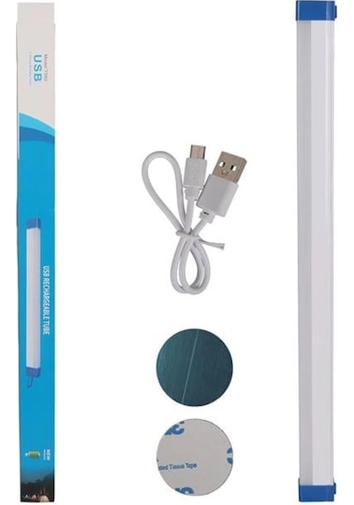 Powermaster T550 50cm 60w Çubuk Portatif Led Işıldak Şarjlı Tüp Lamba 1500mah